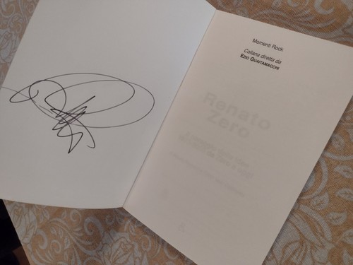 Autografato renato zero il - renato,