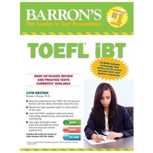 Barron toefl ibt - toefl, with
