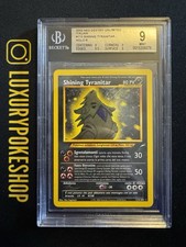 Carta Card Pokemon Shining Tyranitar Neo Destiny Unlimited ITA BGS 9 MINT 113