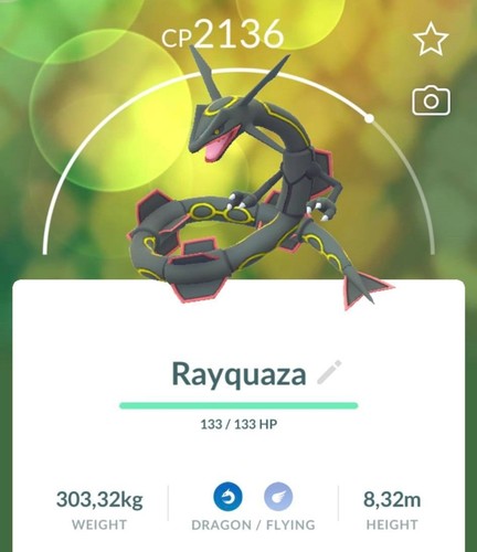 Pokémon rayquaza lucente - pokémon,