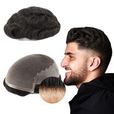 Toupee per uomo capelli umani