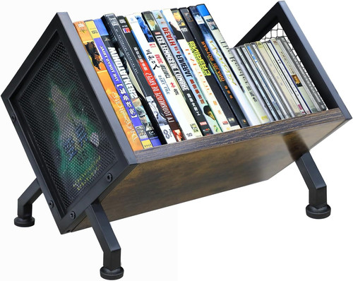 Dvd storage rack blu - dvd,
