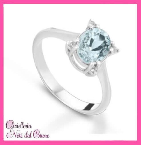 Anello oro bianco - oro, 18k