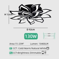Lampadario led fiore