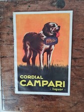 CORDIAL CAMPARI  Lionello Cappiello   pubblicità 1941 XX