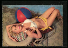 Ak Donna IN Bikini Am Acqua