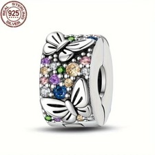 Charm clip farfalla