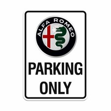 Alfa Romeo Cartello Parking