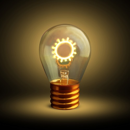 Lampadina decorativa led sole - lampadina,