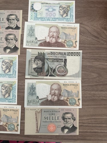 Lotto banconote lire - lotto,