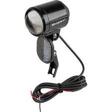 Fari e-bike ELITE 100 E-25 Smart neri 100 lx battitacco in ottone