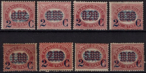 Regno 1878 francobolli - regno, di