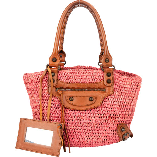 Borsa mano balenciaga - balenciaga, raffia