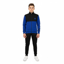 Tuta ragazzo azzurra in cotone