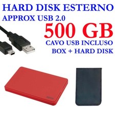 HDD HARD DISK ESTERNO 500GB