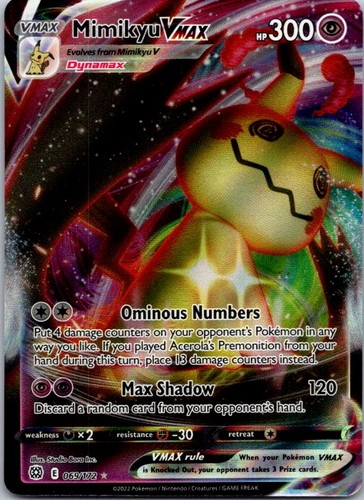 Mimikyu vmax holo ultra rare - vmax,