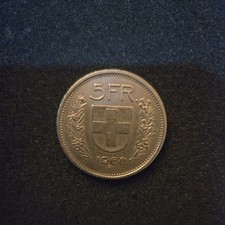 Svizzera, 5 franchi 1968 B