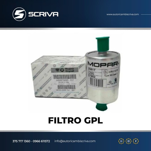 Filtro gas gpl originale fiat - gpl,