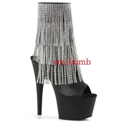 Sexy stivaletti frange strass - sexy,