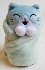 Peluche morbido blu pastello