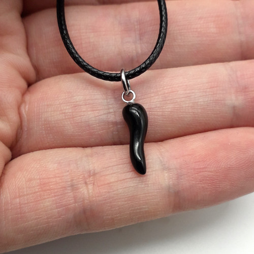 Collana cornetto portafortuna - collana,