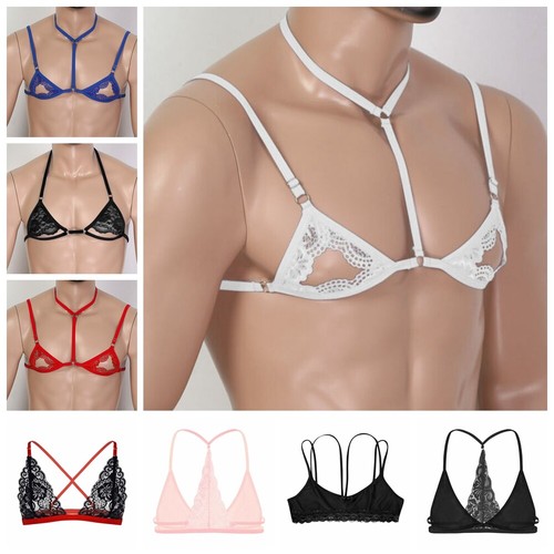 Reggiseno uomo pizzo