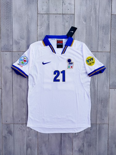 Maglia italia 1996 zola - maglia,
