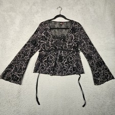 Top da damigella trasparente