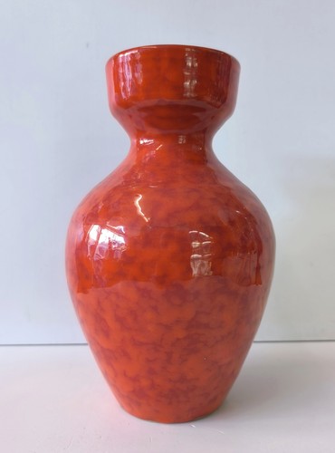 Vaso rosso deruta ceramica - rosso, in