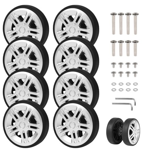 Exleco 8pcs ruote - ruote, trolley