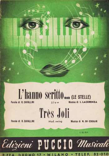 Musica spartiti anno 1949 - spartiti,