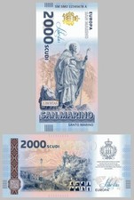 Banconota commemorativa San