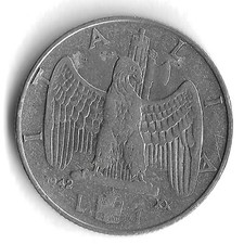 Moneta Mondiale Italia 1 Lira