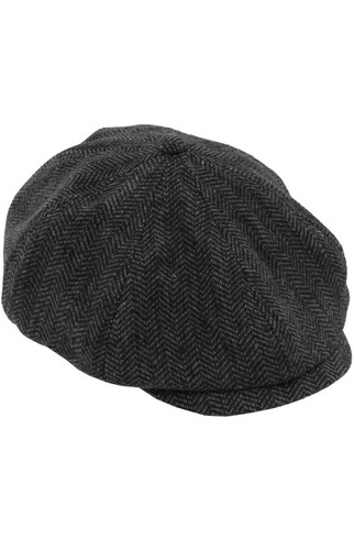 Cappello piatto nero per - cappello,