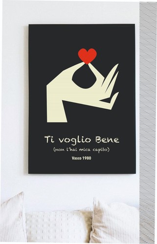 Poster vasco voglio bene - ti,