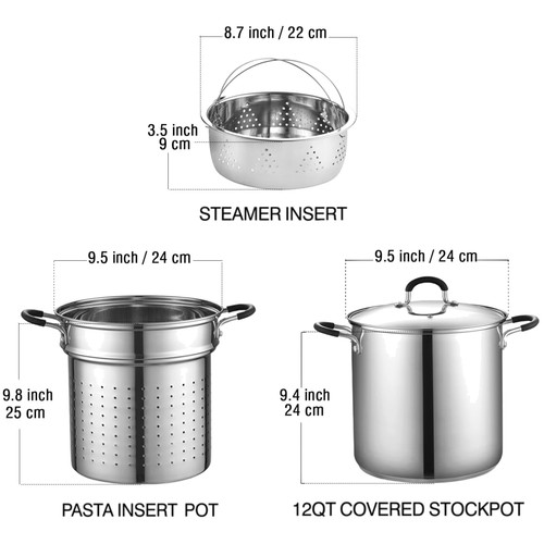 Pastiera acciaio inox qt - pastiera, in