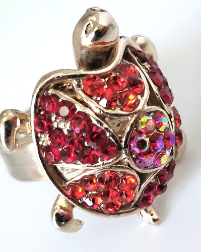 Anello vintage tartaruga - anello,