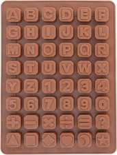 48 Lettere A-Z Numeri Caratteri Speciali Dadi - Stampo in Silicone Stampo per Sa