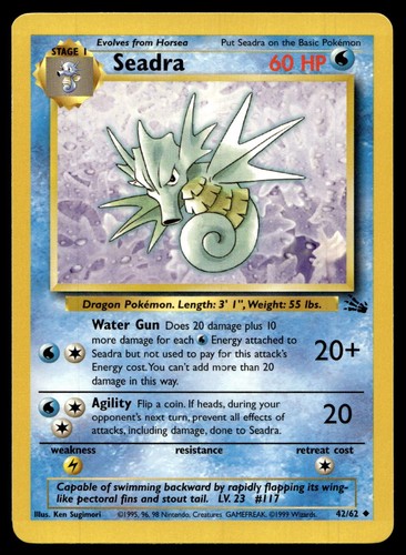 Seadra pokemon fossile - 42/62,