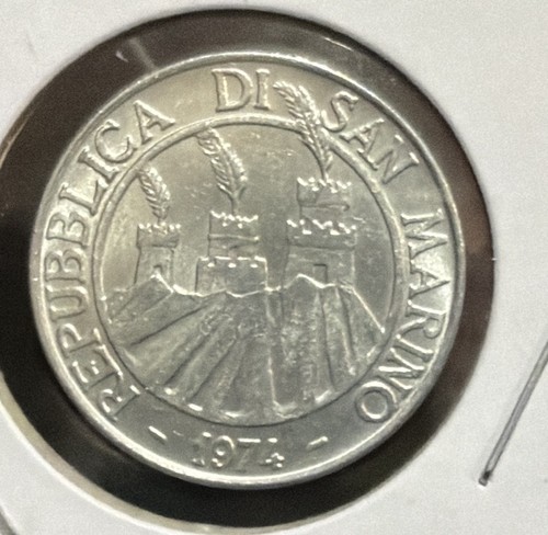 Moneta lire alluminio san - 10,