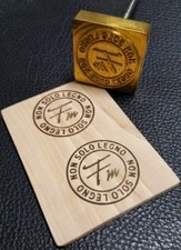 Timbri in ottone personalizzati a caldo per legno - pelle 