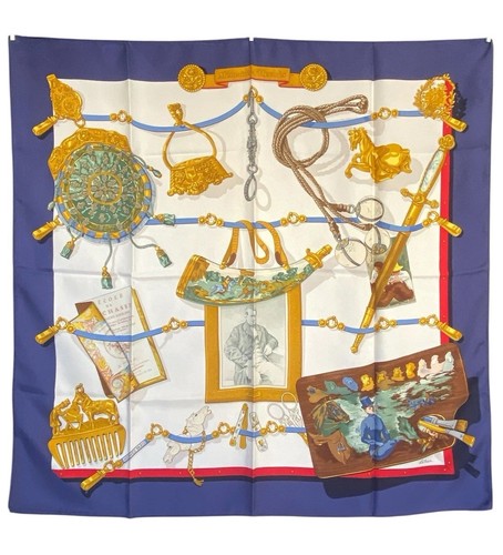 Hermes sciarpa seta vintage - di,