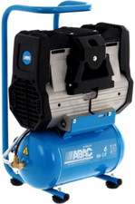 Compressore aria compressa elettrico 6 lt silenzioso portatile silenziato ABAC