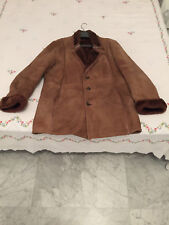 Cappotto Pelle UOMO vero Montone XL taglia 54 anni ’70 vintage ottimo stato 
