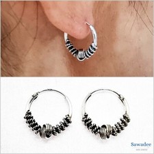 Orecchini a cerchio da uomo in