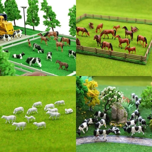 Animali cavalli mucche - h0,