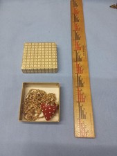 Collana KJL Kenneth J Lane per Avon Vintage Smalto Rosso Fragola Catena Torsione