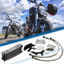 1 Set Kit Radiatore Olio Motore Universale per Pit Bike Monkey Bike