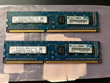Hynix 4 GB (2x2 GB) 2Rx8 PC3-10600U DDR3 1333 MHz CL9 kit di memoria desktop non ECC