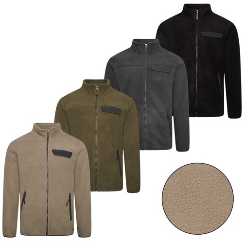 Giacca pile sherpa uomo marca